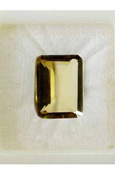 Natural Citrine at Wholesale Rate Fine Quality 1.25 Ratti 1.13 Carat Rectangle Shape Sunela Loose Gemstone 1 Pcs