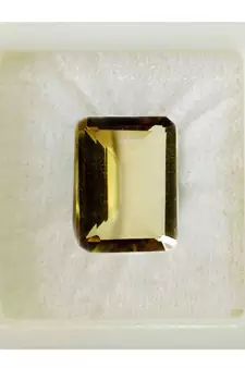 Natural Citrine at Wholesale Rate Fine Quality 3.25 Ratti 2.95 Carat Rectangle Shape Sunela Loose Gemstone 1 Pcs