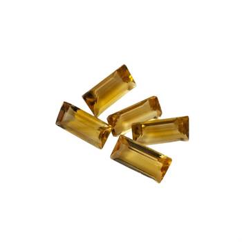 Natural Citrine at Wholesale Rate Fine Quality  12.25 Ratti 11 Carat Rectangle Shape Sunela Loose Gemstone 1 Pcs 2