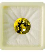 Natural Citrine at Wholesale Rate Fine Quality 6.25 Ratti 5.68 Carat Round Shape Sunela Loose Gemstone Rashi Ratan 1 Pcs