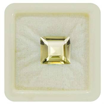 Natural Citrine at Wholesale Rate Fine Quality 4.25 Ratti 3.86 Carat Square Shape Sunela Loose Gemstone 1 Pcs 1