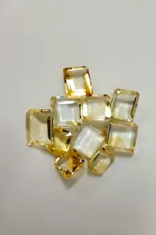 Natural Citrine at Wholesale Rate Fine Quality 8.25 Ratti 7.5 Carat quare Shape Sunela Loose Gemstone Rashi Ratan 1 Pc
