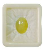 Natural Yellow Cats Eye at Wholesale Rate 4.25 Ratti 3.86 Carat Oval Shape Lehsuniya Loose Gemstone 1 Pcs