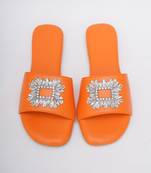 Orange Brooch Flats