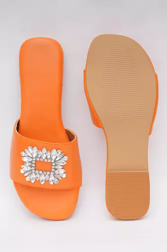 Orange Brooch Flats