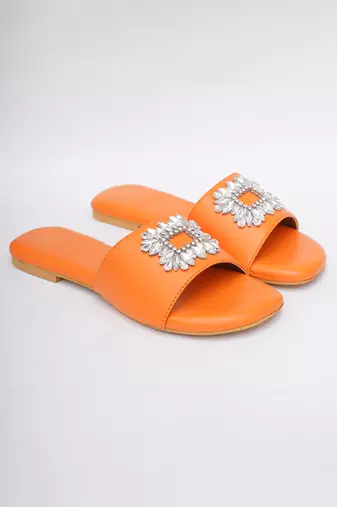 Orange Brooch Flats