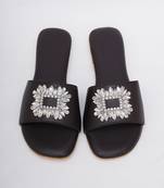 Black Brooch Flats
