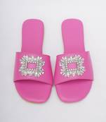 Pink Brooch Flats