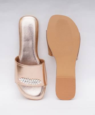 Embroidery Gold Flats 2
