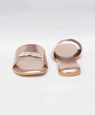 Embroidery Gold Flats 3
