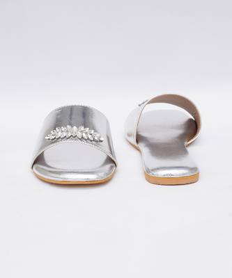 Embroidery Silver Flats 2
