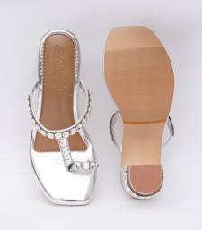 Silver Sky Diamonds Heels