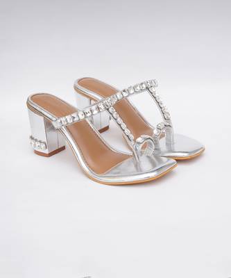 Silver Sky Diamonds Heels 3