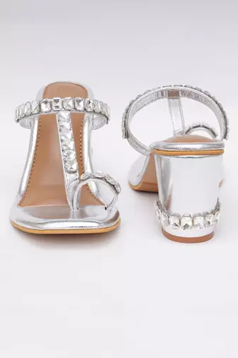 Silver Sky Diamonds Heels