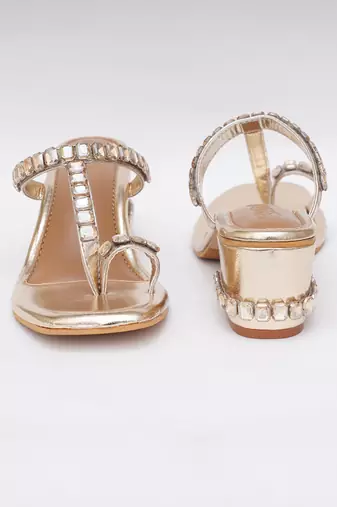 Gold Sky Diamonds Heels