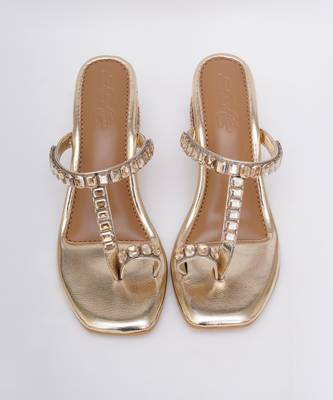 Gold Sky Diamonds Heels 1