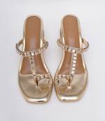 Gold Sky Diamonds Heels
