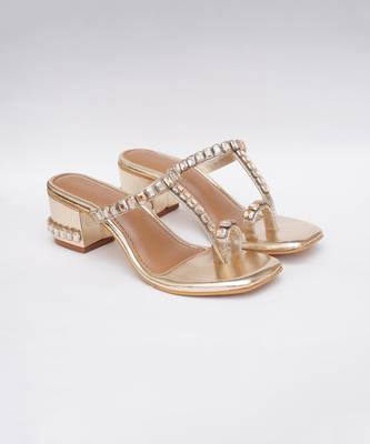 Gold Sky Diamonds Heels 4