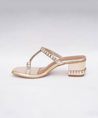 Gold Sky Diamonds Heels 5