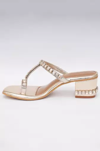 Gold Sky Diamonds Heels