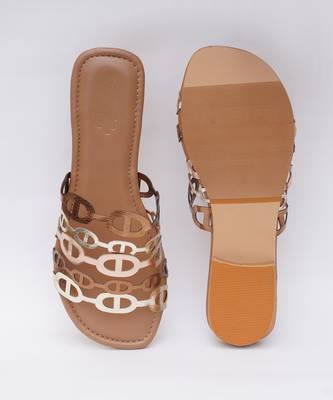 Plain Beige Metallic heels 2