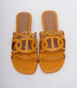 Plain Yellow Sunshine Heels