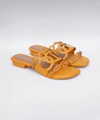 Plain Yellow Sunshine Heels 3