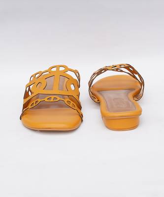 Plain Yellow Sunshine Heels 4