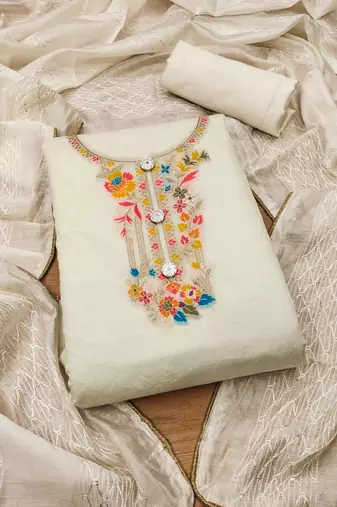 White banarasi banarasi salwar