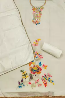 White banarasi banarasi salwar