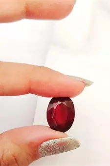 Natural Hessonite Garnet at Wholesale Rate Fine Quality 1.25 Ratti 1.13 Carat Oval Shape Loose Gemstone 1 Pcs