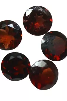 Natural Hessonite Garnet at Wholesale Rate Fine Quality 3.25 Ratti 2.95 Carat Round Shape Loose Gemstone 1 Pcs