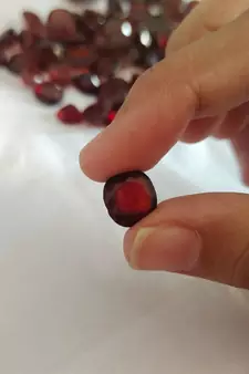Natural Hessonite Garnet at Wholesale Rate Fine Quality 4.25 Ratti 3.86 Carat Round Shape Loose Gemstone 1 Pcs