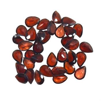 Natural Hessonite Garnet at Wholesale Rate Fine Quality 4.25 Ratti 3.86 Carat Pear Shape Loose Gemstone 1 Pcs 2