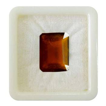 Natural Hessonite Garnet at Wholesale Rate Fine Quality 7.25 Ratti 6.89 Carat Rectangle Shape Loose Gemstone 1 Pcs 1