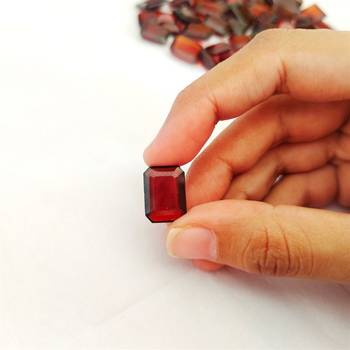 Natural Hessonite Garnet at Wholesale Rate Fine Quality 7.25 Ratti 6.89 Carat Rectangle Shape Loose Gemstone 1 Pcs 4