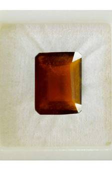 Natural Hessonite Garnet at Wholesale Rate Fine Quality 10.25 Ratti 9.25 Carat Rectangle Shape Loose Gemstone 1 Pcs