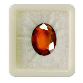 Natural Ceylon Hessonite at Wholesale Rate Fine Quality 5.25 Ratti 4.77 Carat Ceylon Oval Shape Loose Gemstone 1 Pcs 1