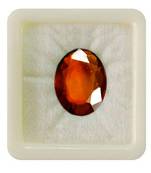 Natural Ceylon Hessonite at Wholesale Rate Fine Quality 7.25 Ratti 6.89 Carat Ceylon Oval Shape Loose Gemstone 1 Pcs