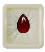 Natural Hessonite at Wholesale Rate Fine Quality 7.25 Ratti 6.89 Carat Cabochon Pear Shape Loose Gemstone 1 Pcs