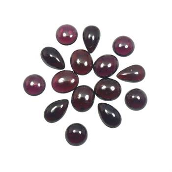 Natural Hessonite at Wholesale Rate Fine Quality 7.25 Ratti 6.89 Carat Cabochon Pear Shape Loose Gemstone 1 Pcs 2
