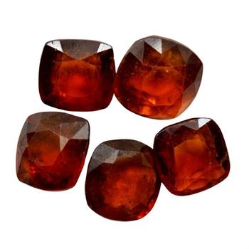 Natural Hessonite at Wholesale Rate Fine Quality Cushion 6.25 Ratti 5.68 Carat Cushion Shape Loose Gemstone 1 Pcs 2