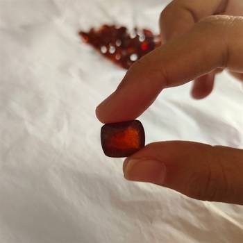 Natural Hessonite at Wholesale Rate Fine Quality Cushion 6.25 Ratti 5.68 Carat Cushion Shape Loose Gemstone 1 Pcs 4