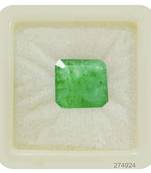Natural Indian Emerald at Wholesale Rate Fine Quality 8.25 Ratti 7.5 Carat Square Shape Panna Loose Gemstone 1 Pcs