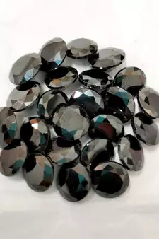 Black Cubic Zircon at Wholesale Rate Fine Quality 3.25 Ratti 2.95 Carat Round Shape Jarkan Loose Gemstone 1 Pcs