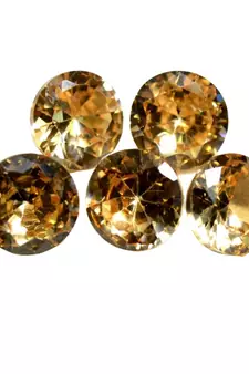 Brown Cubic Zircon at Wholesale Rate Fine Quality 5.25 Ratti 4.77 Carat Round Shape Jarkan Loose Gemstone 1 Pcs
