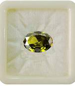 Green Cubic Zircon at Wholesale Rate Fine Quality 4.25 Ratti 3.86 Carat Oval Shape Jarkan Loose Gemstone 1 Pcs