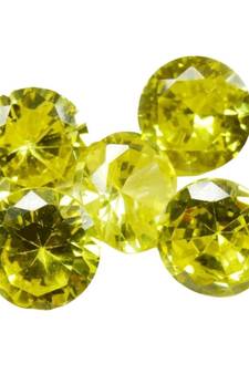 Lemon Cubic Zircon at Wholesale Rate Fine Quality 3.25 Ratti 2.95 Carat Round Shape Jarkan Loose Gemstone 1 Pcs