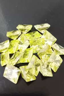 Lemon cubic zircon jewellery
