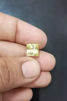 Lemon cubic zircon jewellery